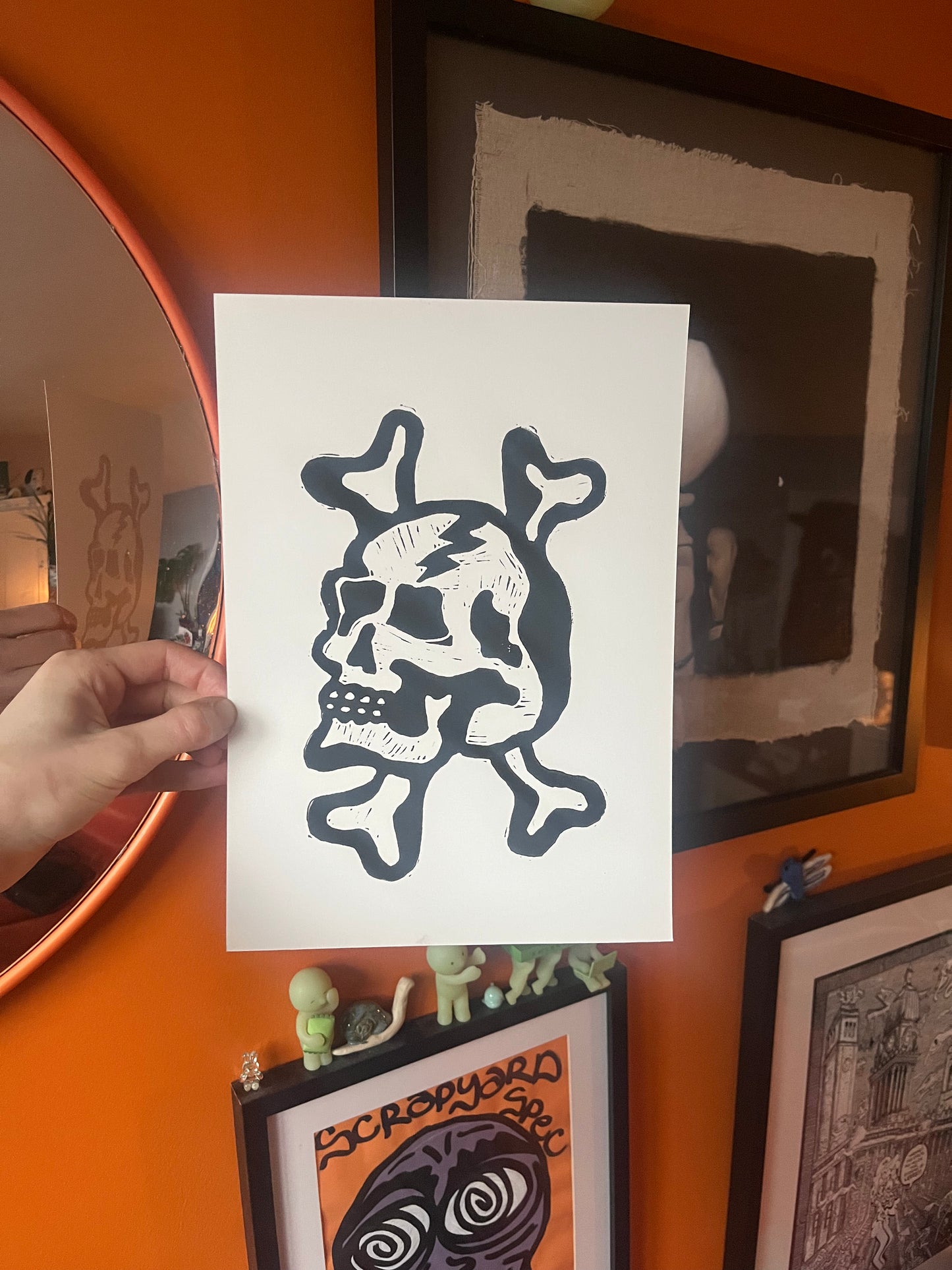 A4 LINO SKULL