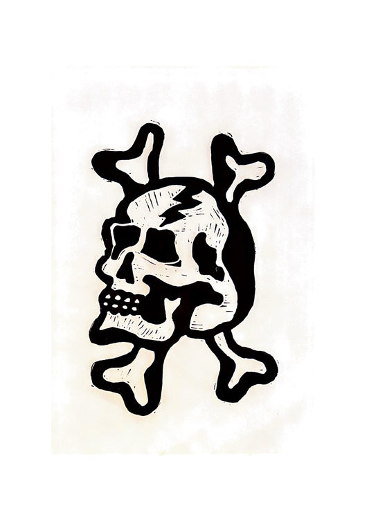 A4 LINO SKULL